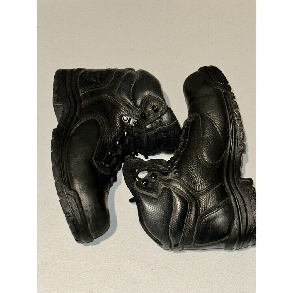 Timberland Pro Titan Work Boots Women's Size US 8W Black Lace Up Leather Upper